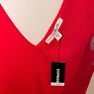 Express Crop Top-Red